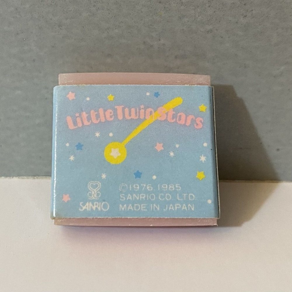 Vintage Sanrio Little Twin Stars 1976 1985 Eraser - Picture 2 of 8